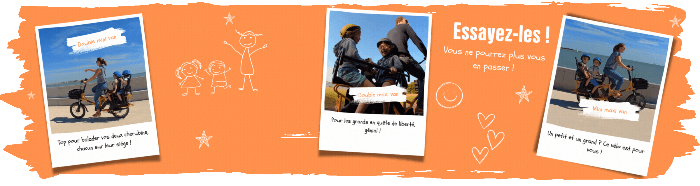 Vélos cargo sur l'Île de Ré